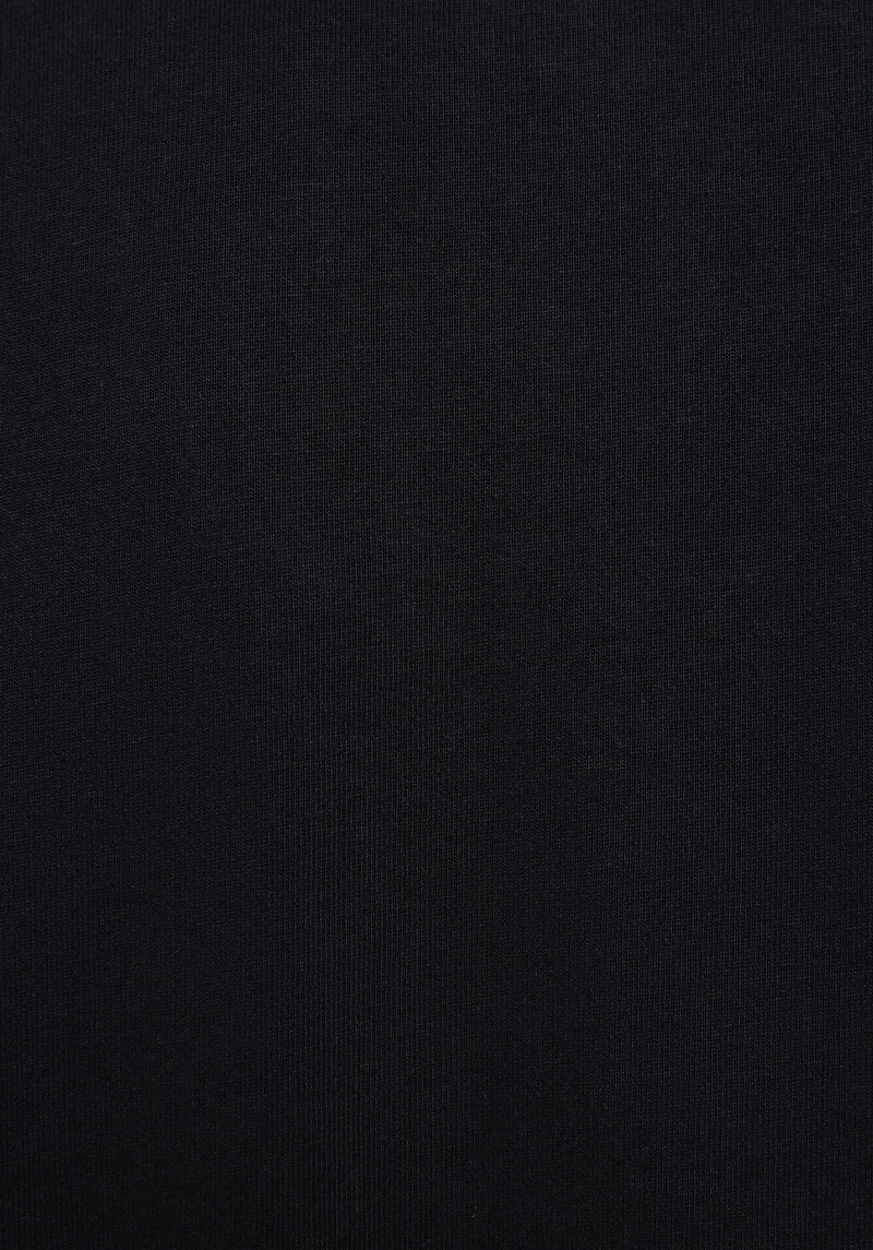 Oversize Fit Yuvarlak Yaka Düz Erkek Siyah Kısa Kol Tişört