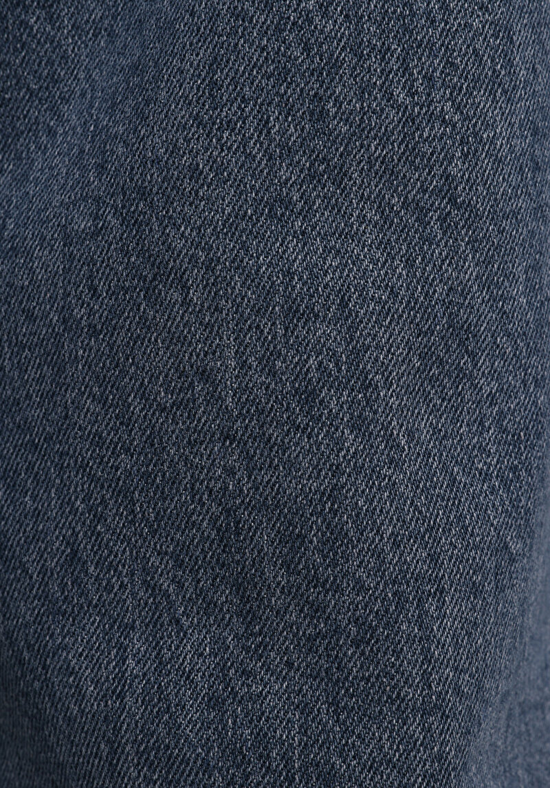 Straight Fit   Erkek Grey Denim Jean Pantolon