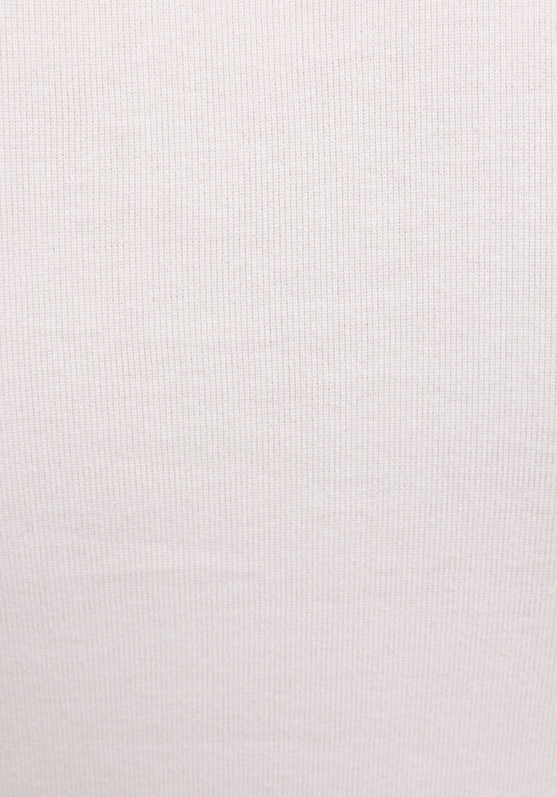 Slim Fit Yuvarlak Yaka Baskılı Kadın Beyaz Kısa Kol Tişört