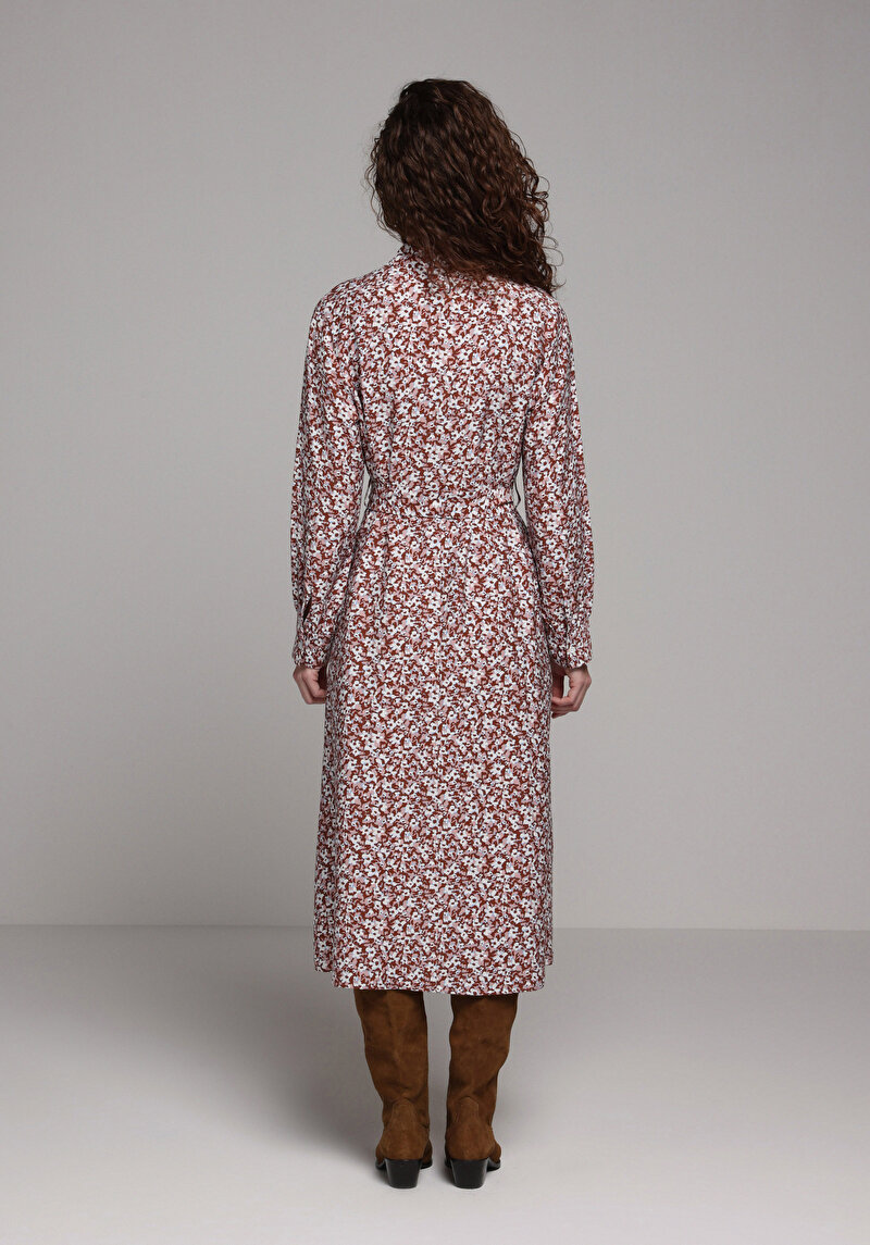 Regular Fit  Kadın Kahverengi  Elbise