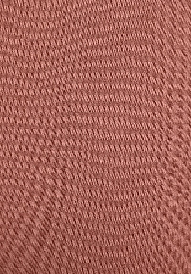 Relax Fit Yuvarlak Yaka Baskılı Kadın Pembe Kısa Kol Tişört