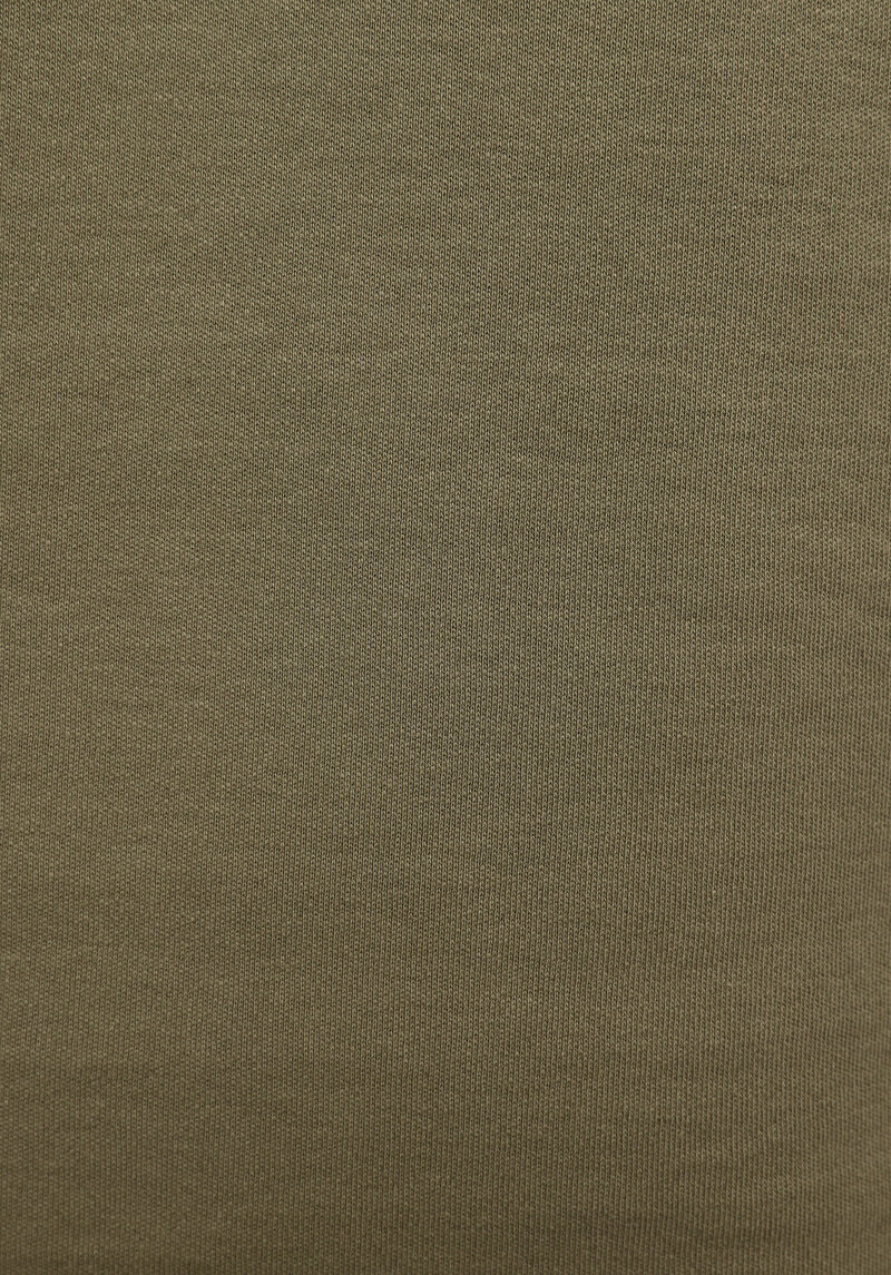 Slim Fit Yuvarlak Yaka Baskılı Kadın Yeşil Kısa Kol Tişört