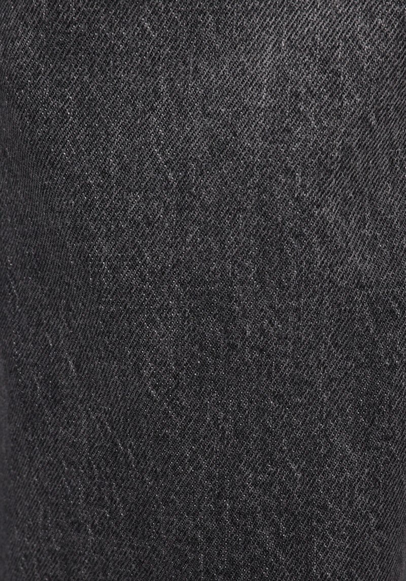 Straight Fit   Kadın Black Denim Jean Pantolon