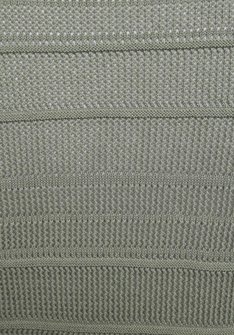 Slim Fit   Kadın Yeşil  Kazak