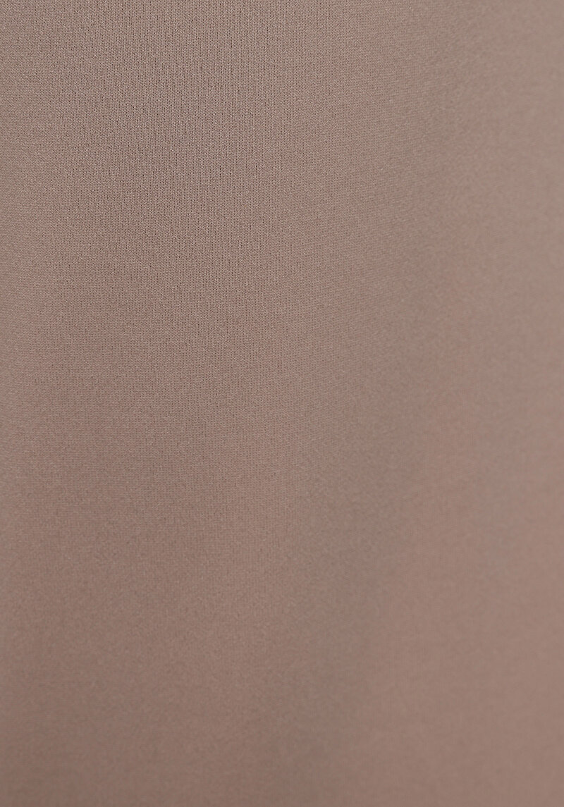 Regular Fit Orta Bel Düz Kadın Bej Eşofman Altı