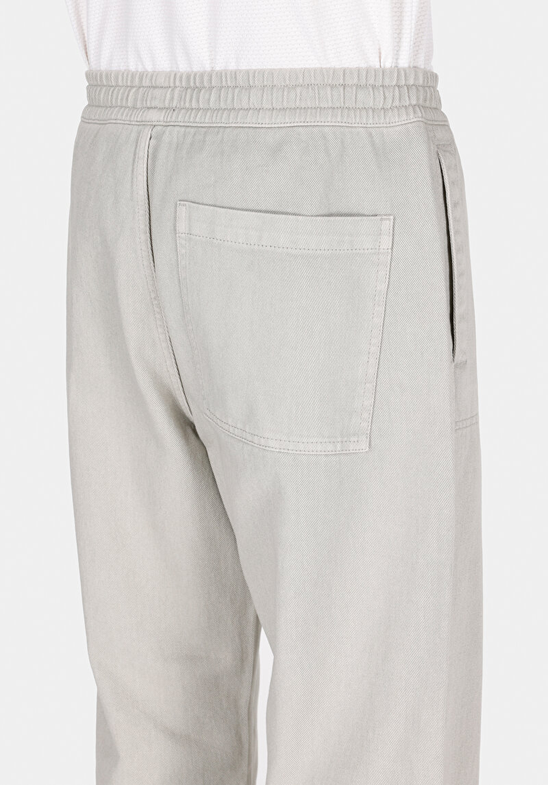 Relax Fit Orta Bel Bol Paça Erkek Yeşil  Pantolon