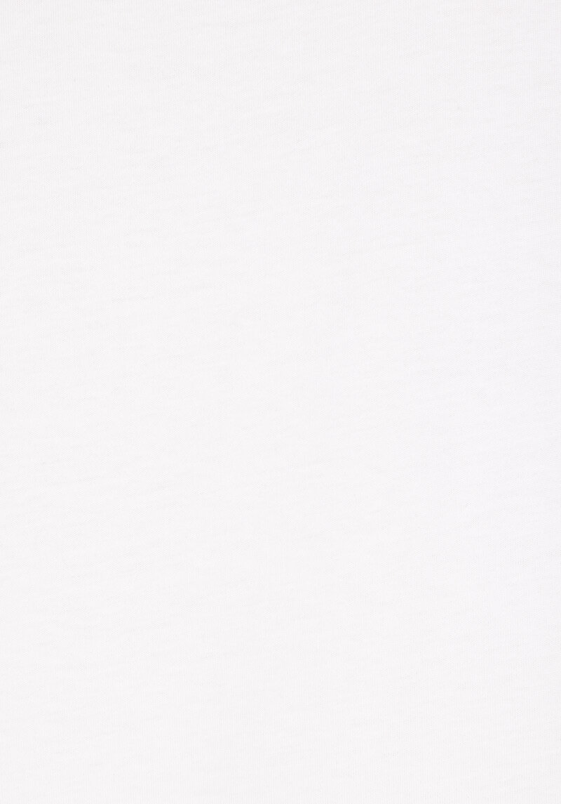 Comfort Fit Yuvarlak Yaka Düz Erkek Beyaz Kısa Kol Tişört