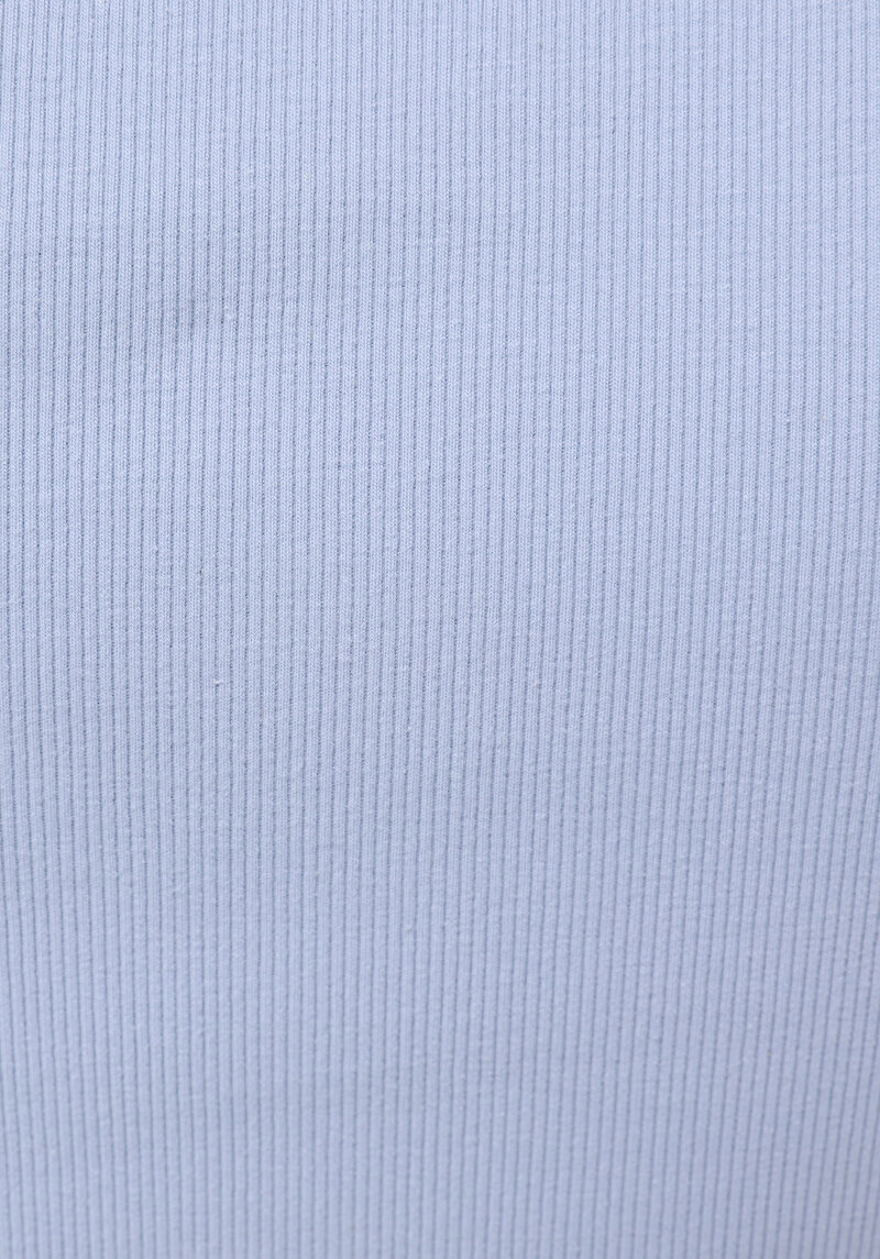 Slim Fit   Kadın Mavi Kısa Kol Tişört