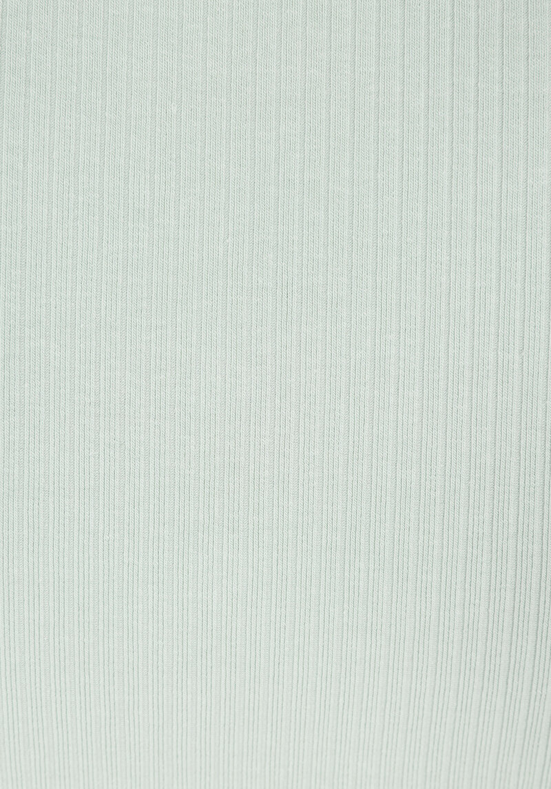 Slim Fit Polo Yaka Düz Kadın Yeşil Kısa Kol Tişört