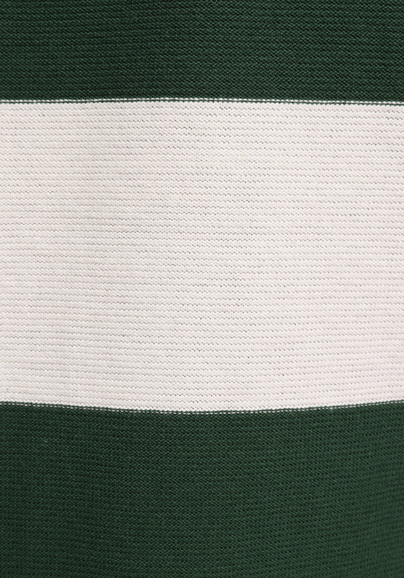 Regular Fit   Erkek Yeşil  Kazak