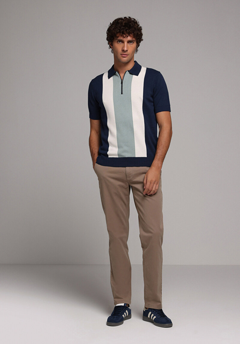 Regular Fit   Erkek Lacivert  Kazak