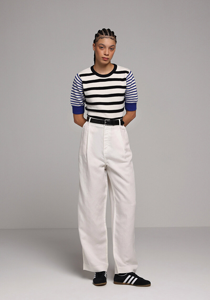 Regular Fit Kadın Çok Renkli Kazak