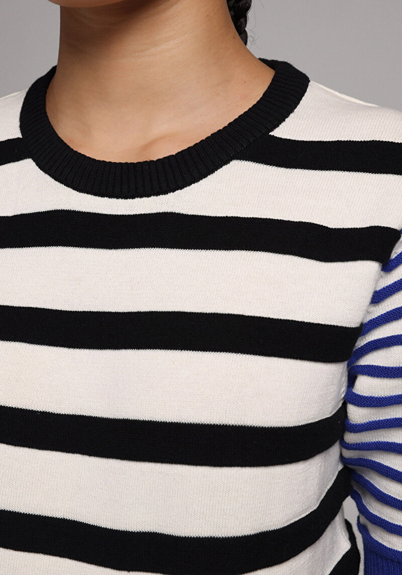 Regular Fit Kadın Çok Renkli Kazak