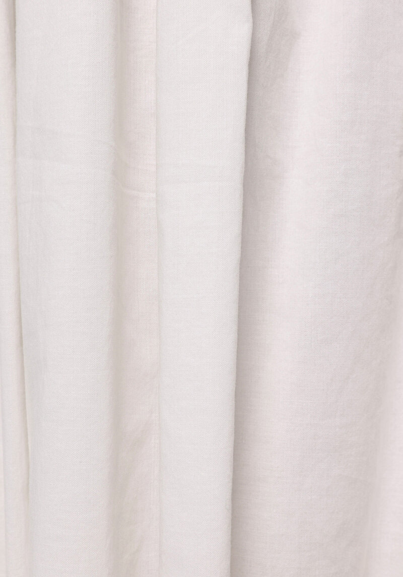 Midi Düz  Kadın Beyaz Etek