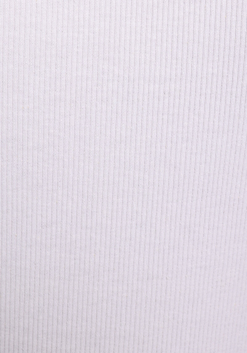 Slim Fit   Kadın Beyaz Atlet