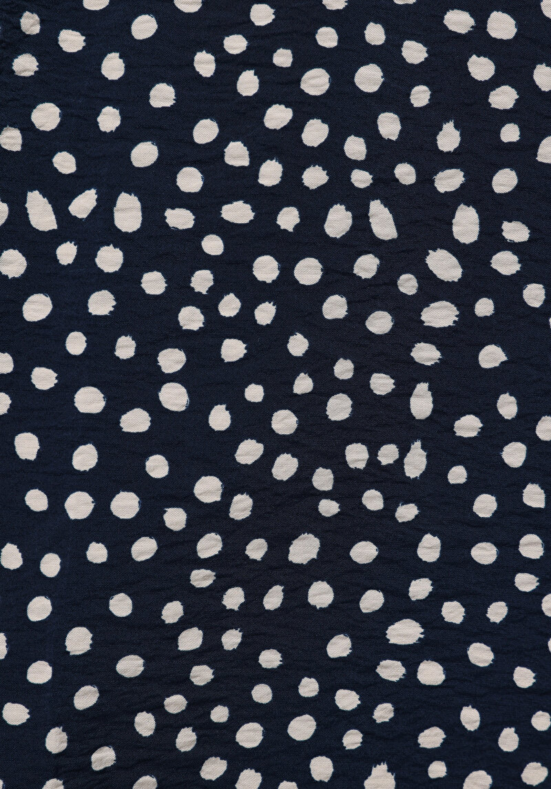 Maxi Length Metraj Baskılı Düğmeli Kadın Lacivert Etek