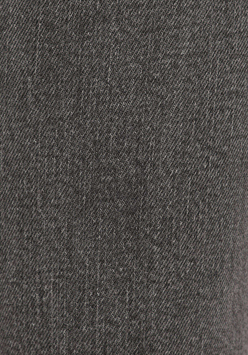 Regular Fit Orta Bel Bootcut Kadın Grey Denim Jean Pantolon