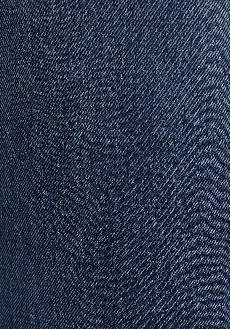 Straight Fit   Kadın Dark İndigo Denim Jean Pantolon