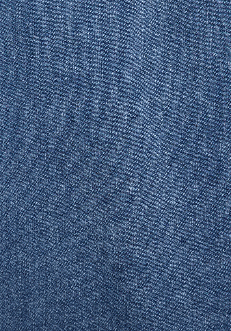 Regular Fit   Kadın Mid İndigo Denim Shacket