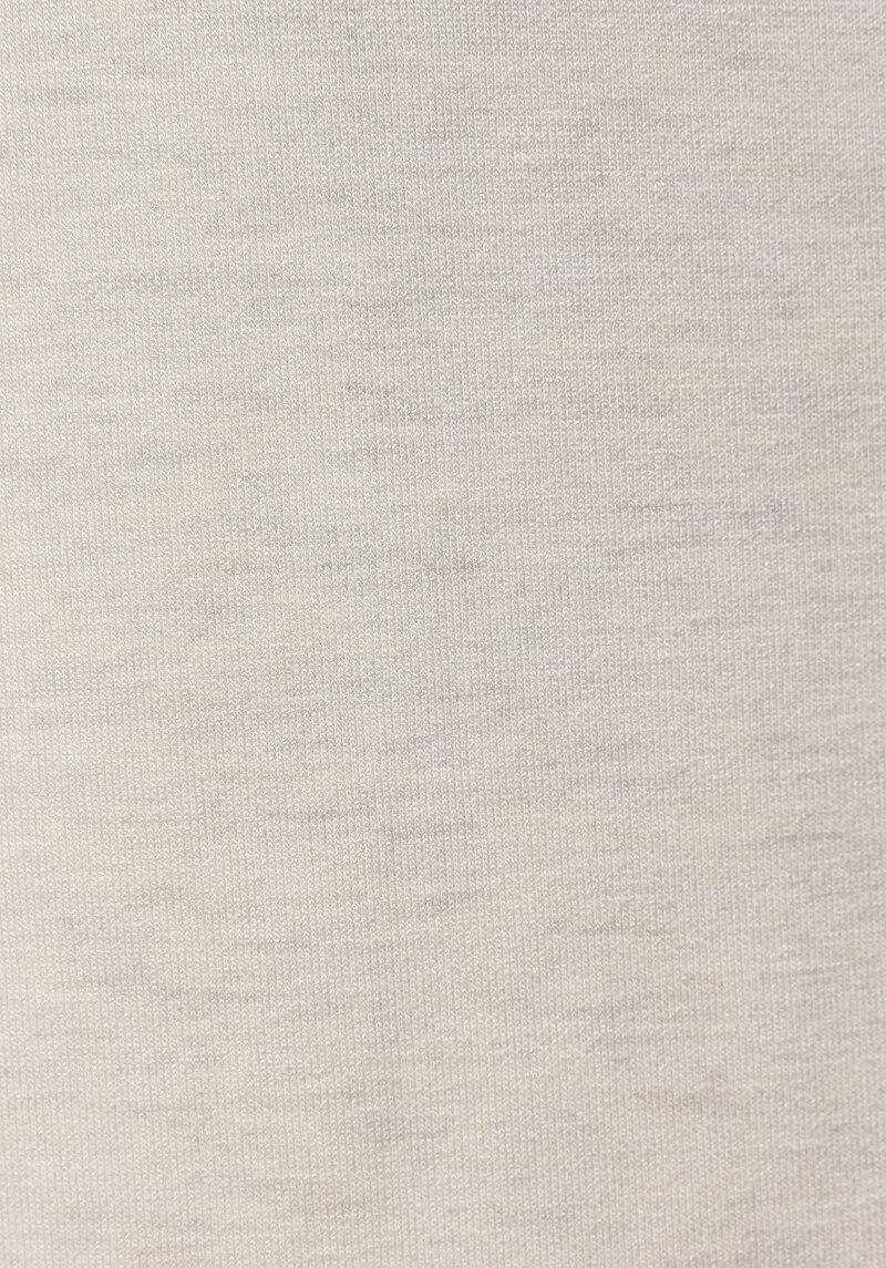 Regular Fit Orta Bel Düz Kadın Ekru Eşofman Altı