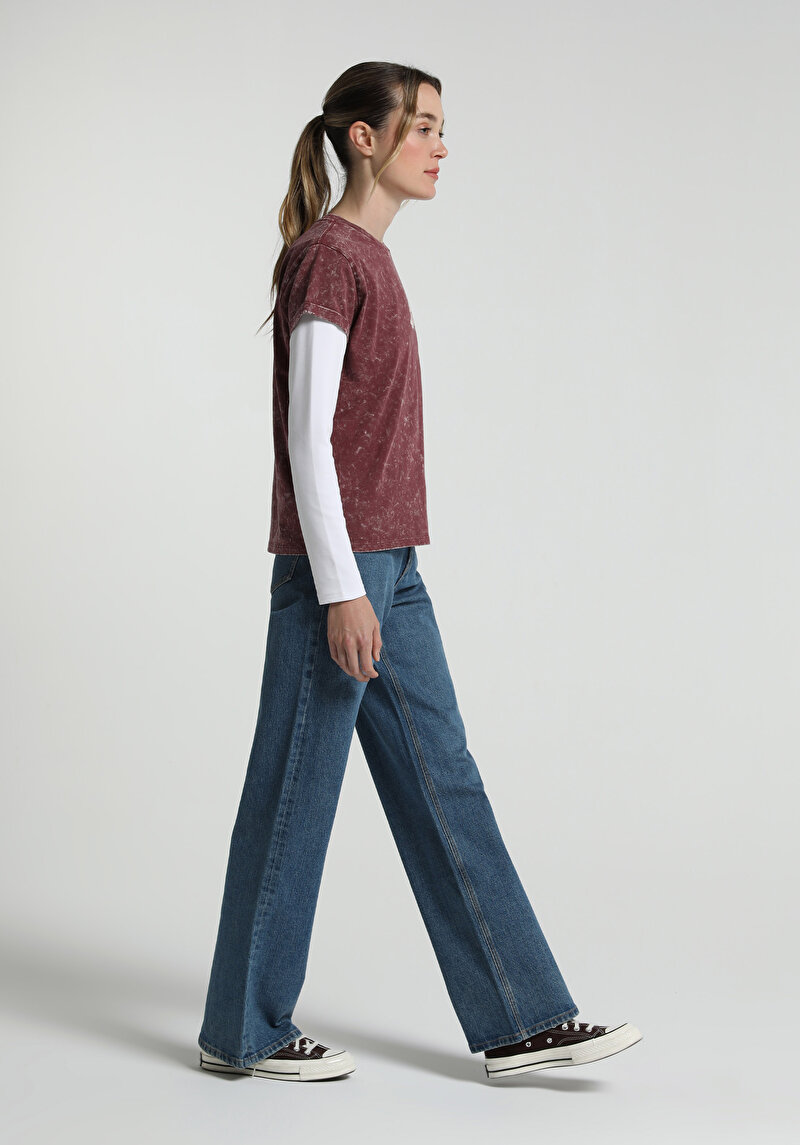 Regular Fit Kadın Light İndigo Denim Jean Pantolon