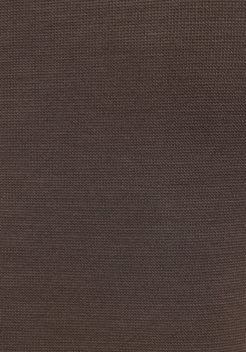 Regular Fit Düz Kadın Kahverengi Kolsuz Elbise