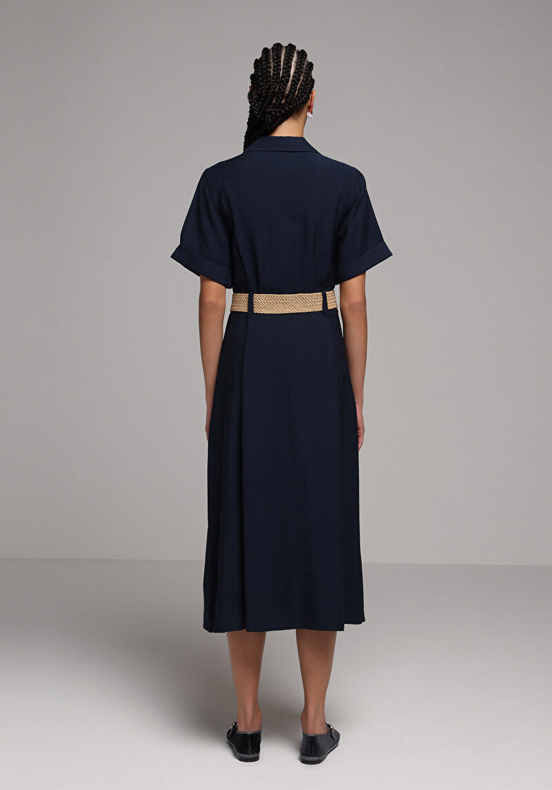 Regular Fit  Kadın Lacivert  Elbise