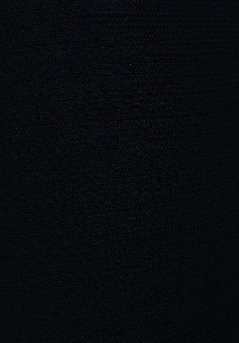 Regular Fit Orta Bel Düz Paça Erkek Lacivert  Pantolon