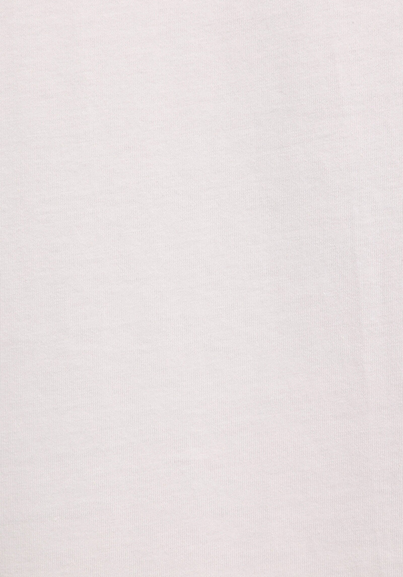 Comfort Fit Yuvarlak Yaka Düz Erkek Beyaz Kısa Kol Tişört