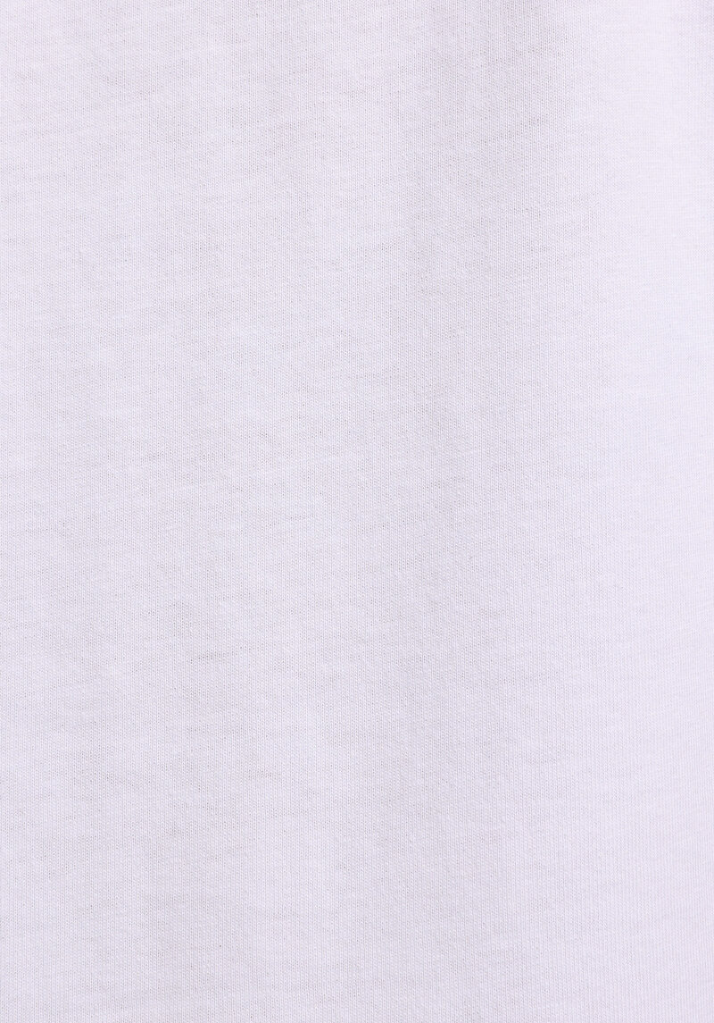 Regular Fit Yuvarlak Yaka Düz Erkek Beyaz Kısa Kol Tişört