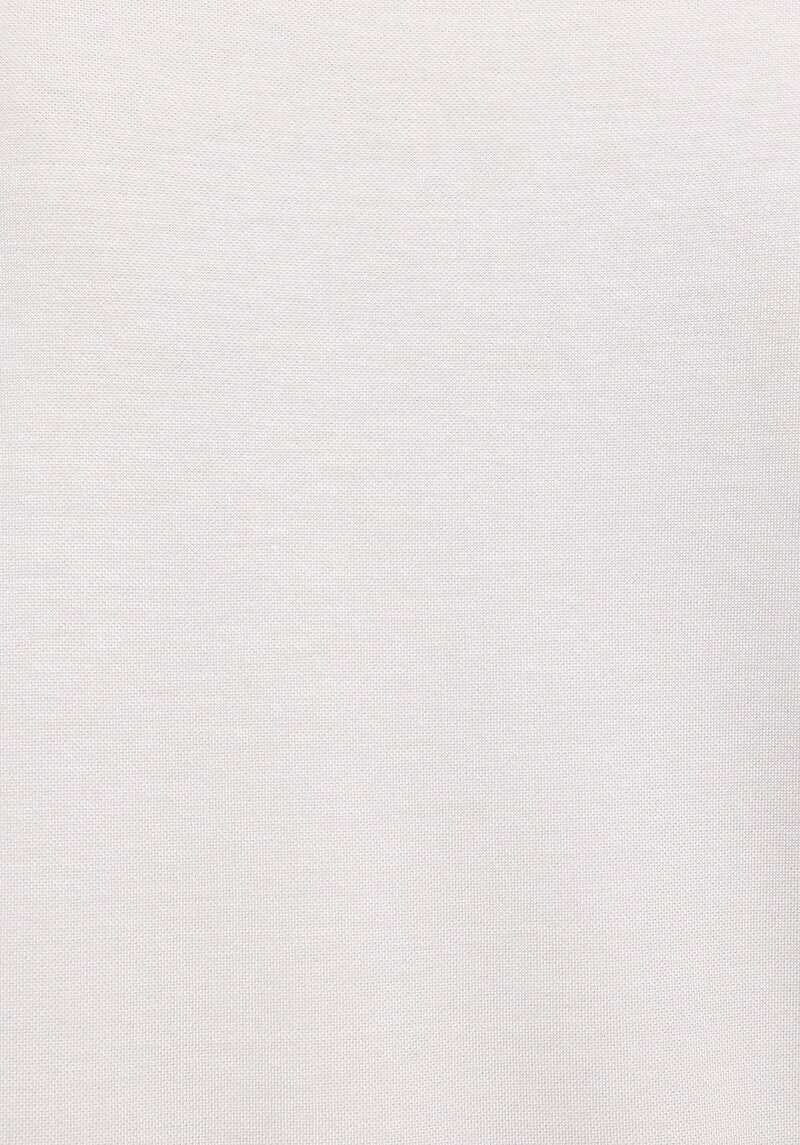 Regular Fit Yuvarlak Yaka Düz Kadın Beyaz Kısa Kol Tişört