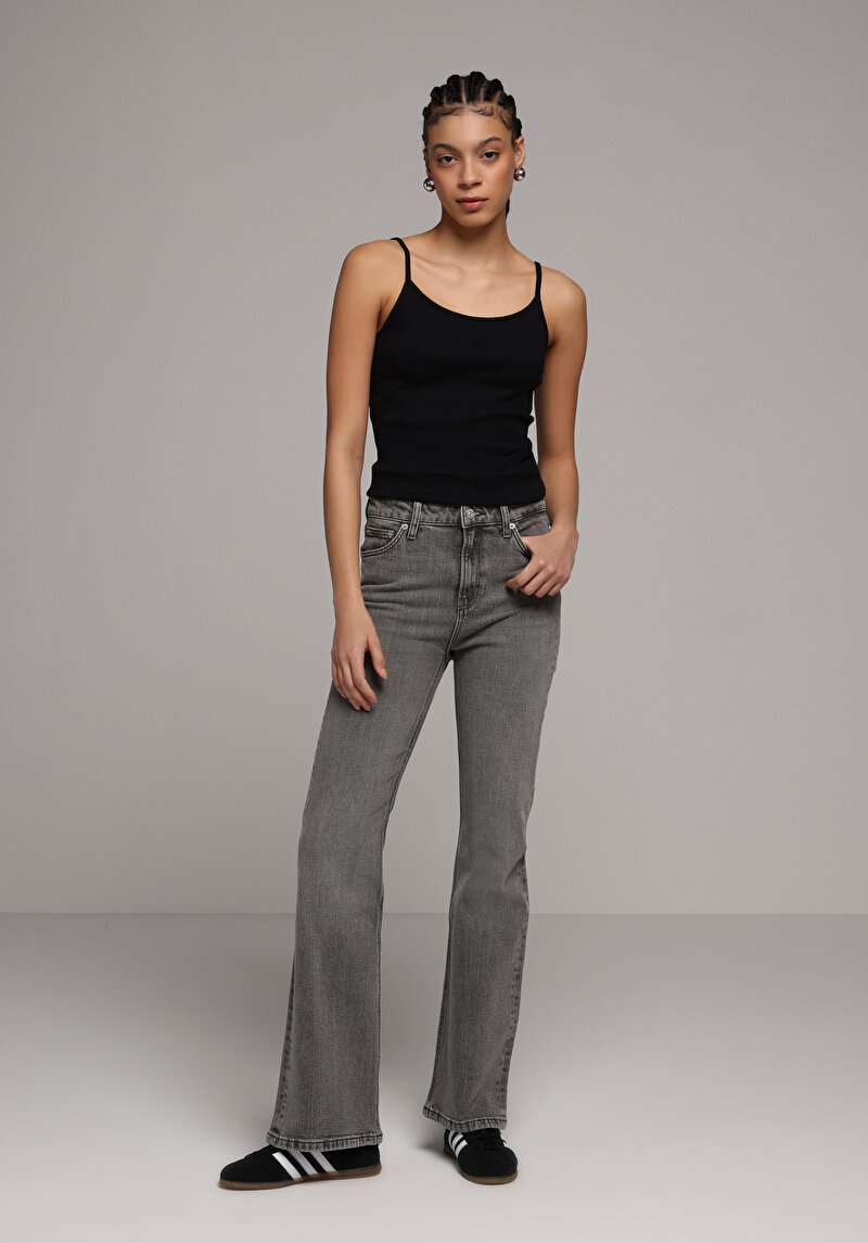 Slim Fit   Kadın Siyah Atlet