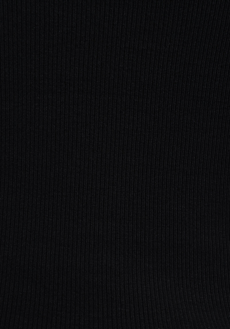 Slim Fit   Kadın Siyah Atlet