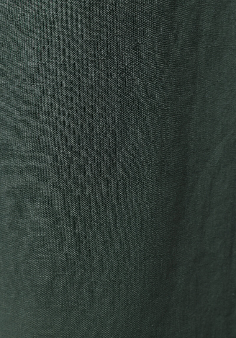 Regular Fit Yüksel Bel Geniş Paça Kadın Yeşil  Pantolon