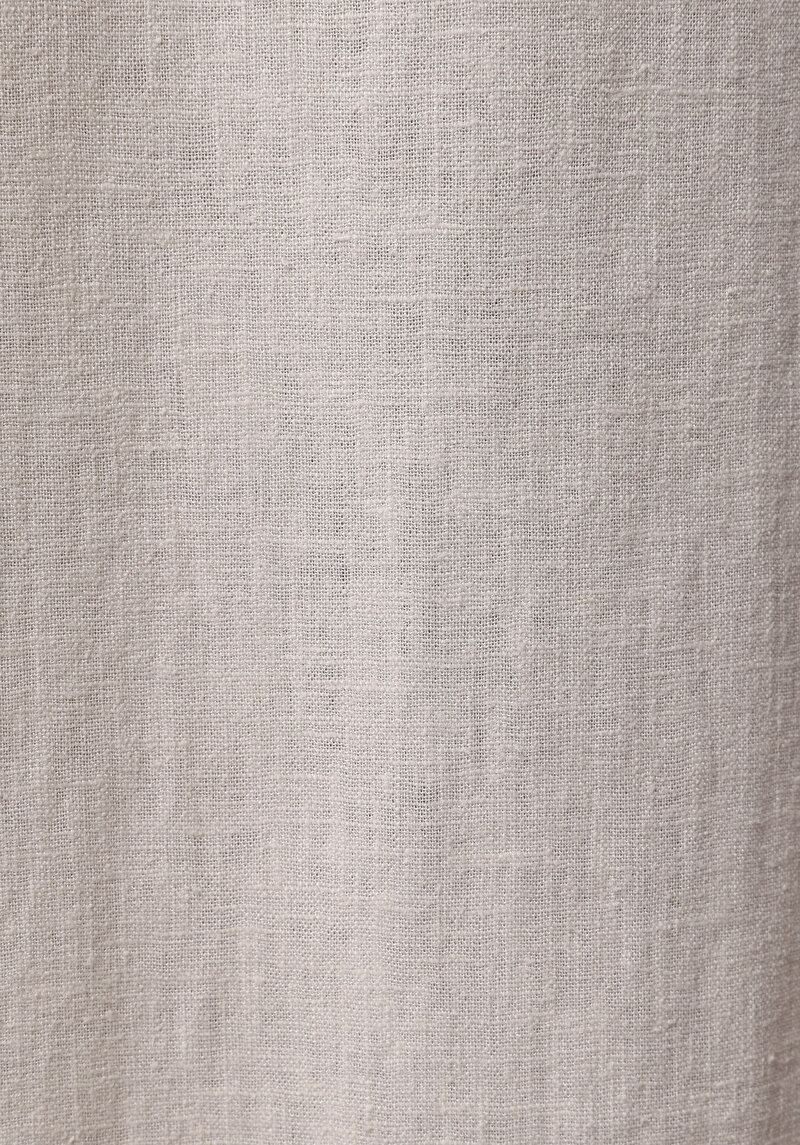 Regular Fit Yüksel Bel Geniş Paça Kadın Bej  Pantolon