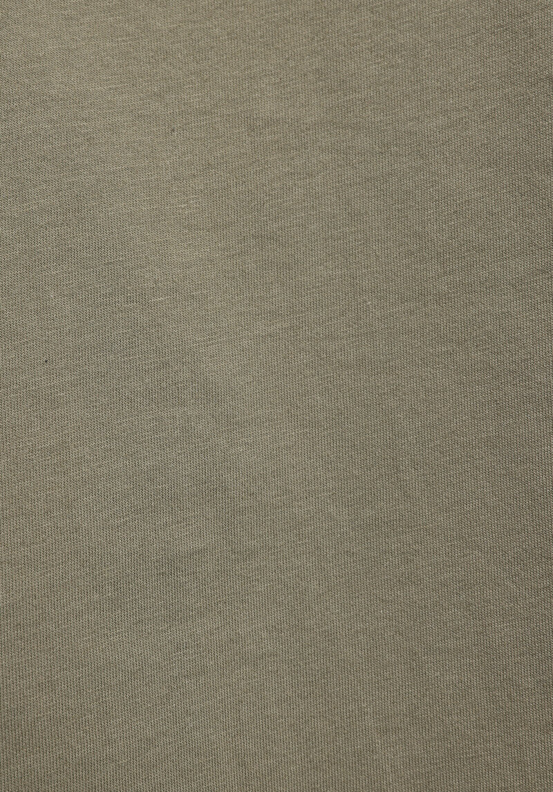 Regular Fit Yuvarlak Yaka Düz Kadın Yeşil Kısa Kol Tişört