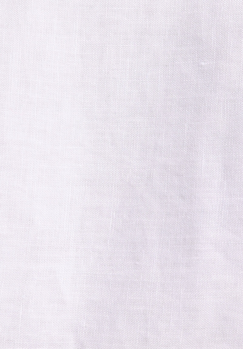 Fashion Fit Shirt Neck Düz Kadın Beyaz Uzun Kol Gömlek