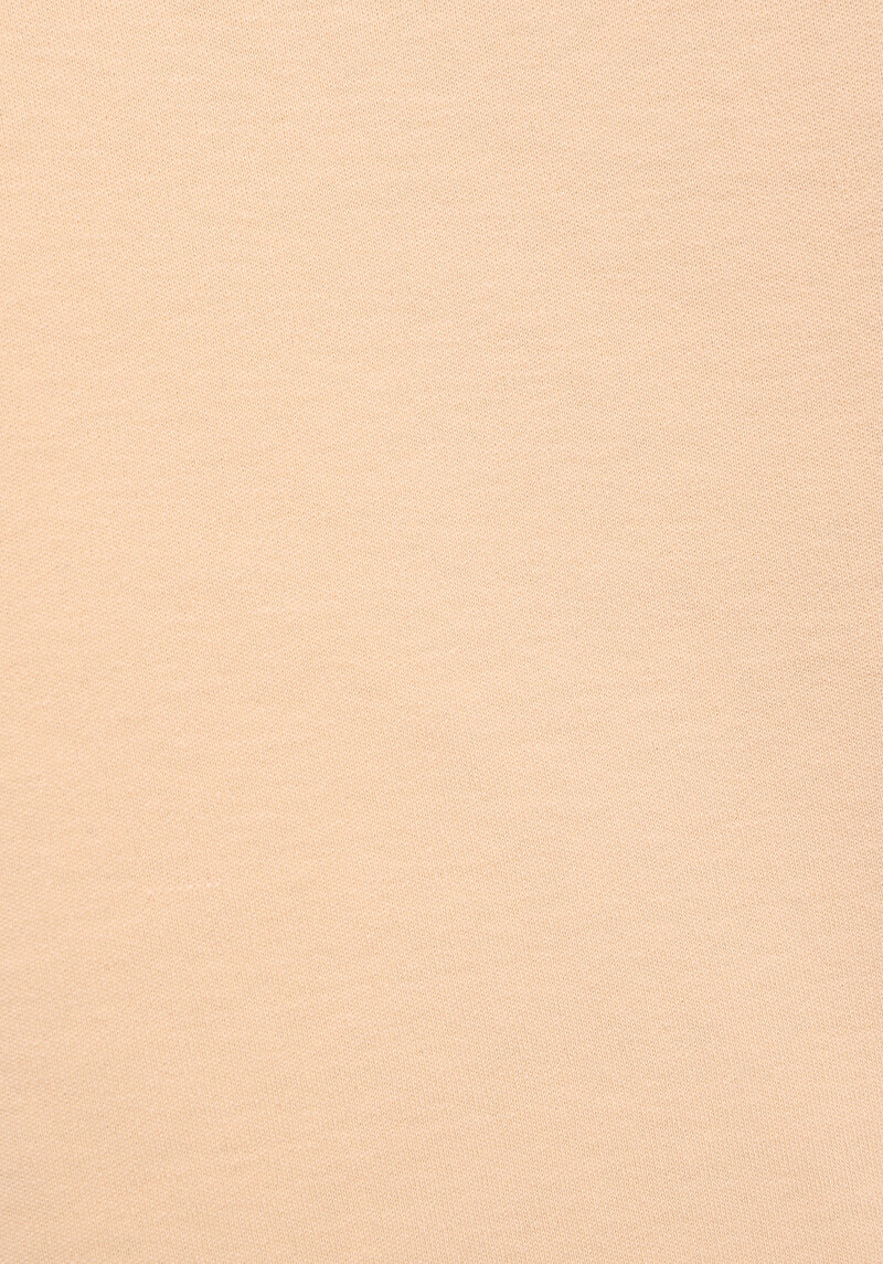 Boxy Fit Yuvarlak Yaka Düz Kadın Turuncu Kısa Kol Tişört