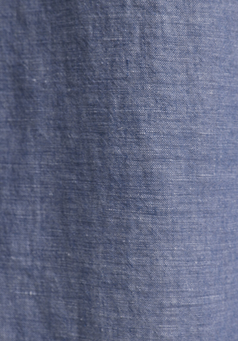 Regular Fit Yüksel Bel Geniş Paça Kadın İndigo  Pantolon