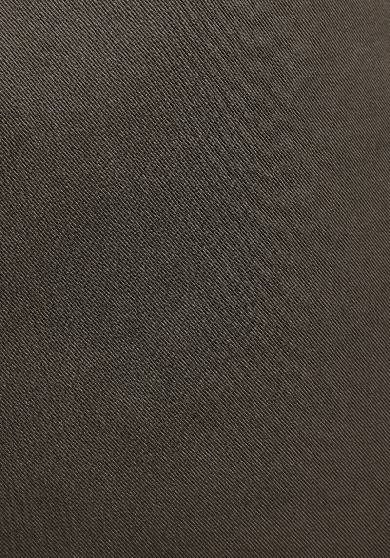 Relaxed Fit Shirt Neck Düz Erkek Yeşil Uzun Kol Gömlek