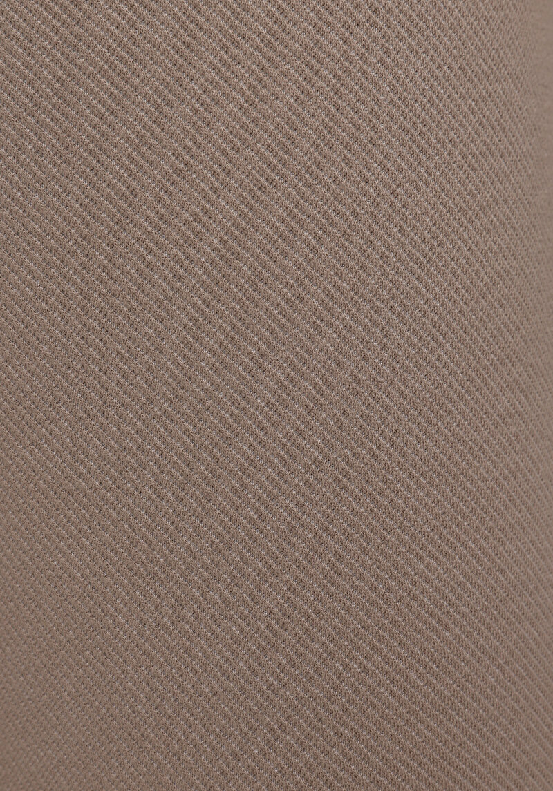 Regular Fit Orta Bel Düz Paça Erkek Bej  Pantolon