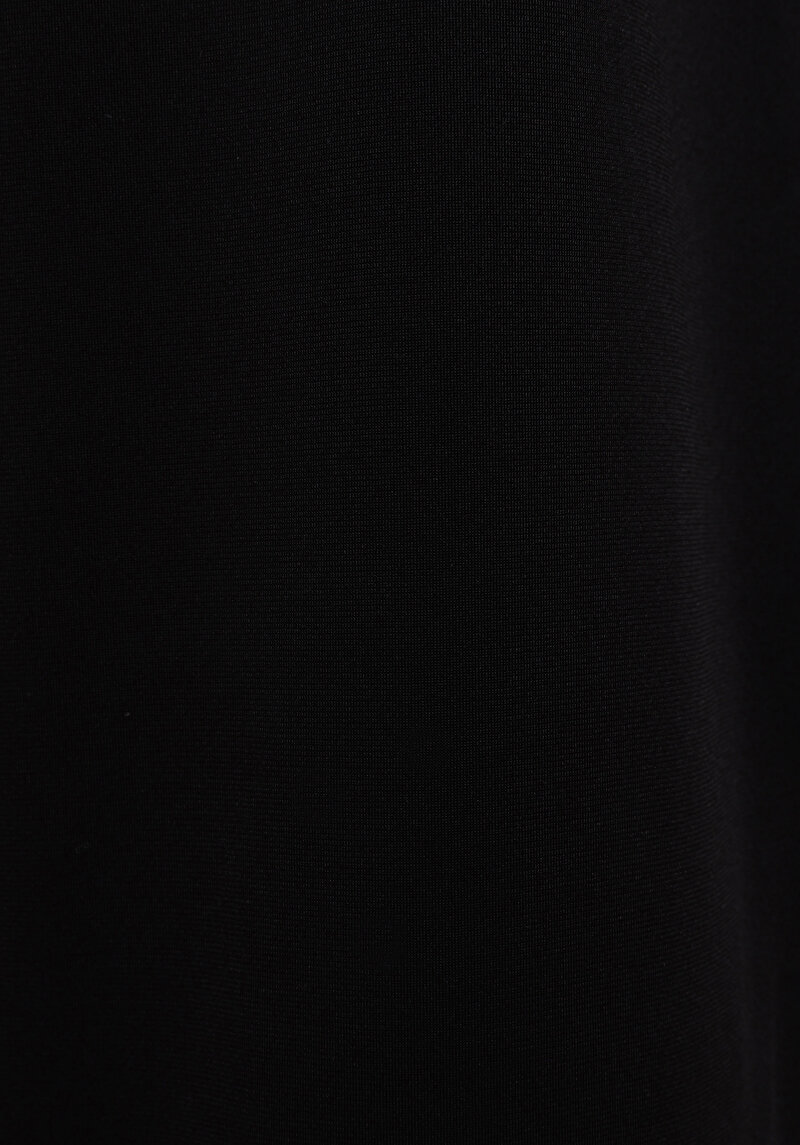 Regular Fit Orta Bel Düz Erkek Siyah Eşofman Altı