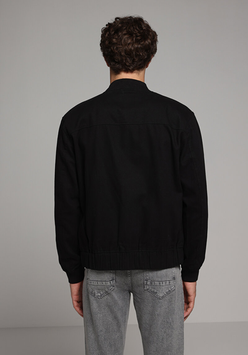 Regular Fit    Erkek Siyah Ceket