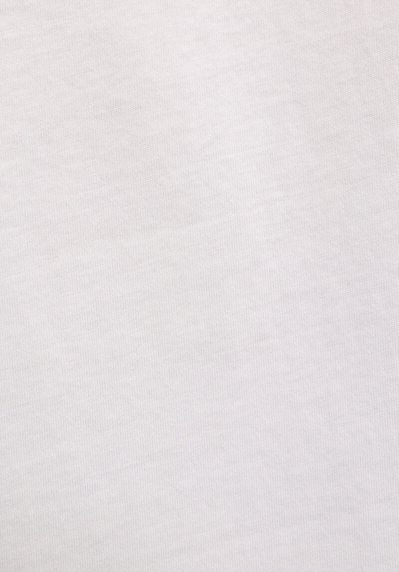 Comfort Fit Yuvarlak Yaka Düz Erkek Beyaz Kısa Kol Tişört