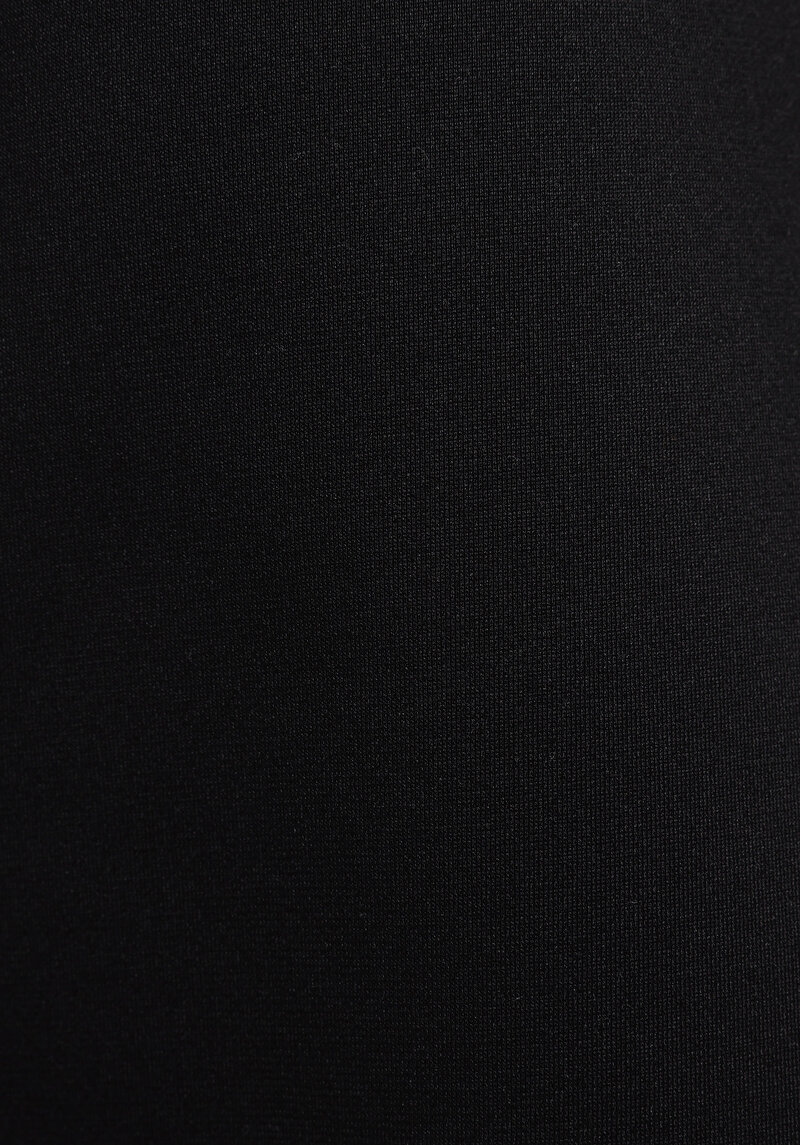 Regular Fit Orta Bel Düz Erkek Siyah Şort