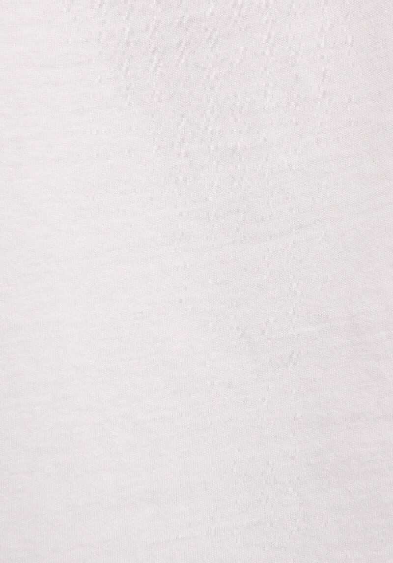 Comfort Fit Yuvarlak Yaka Düz Erkek Beyaz Kısa Kol Tişört