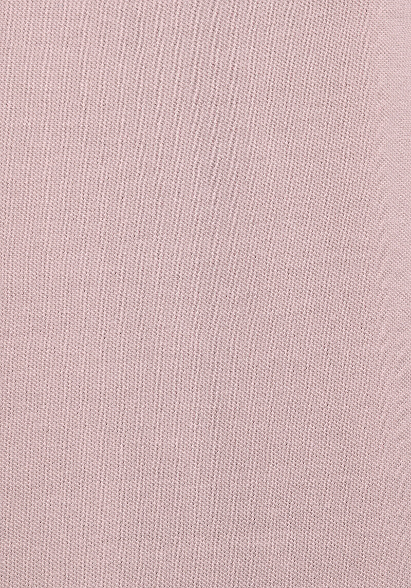 Regular Fit Polo Yaka Düz Erkek Pembe Kısa Kol Tişört