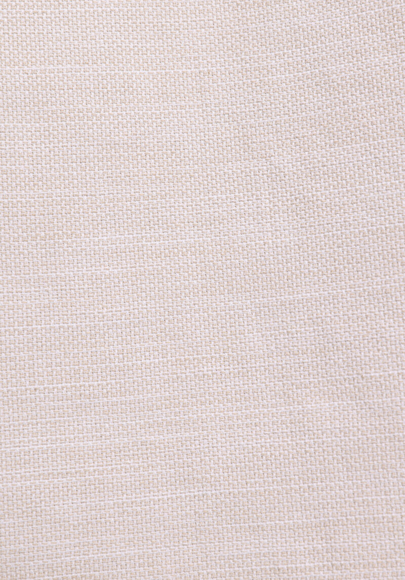 Regular Fit Shirt Neck Düz Erkek Ekru Uzun Kol Gömlek