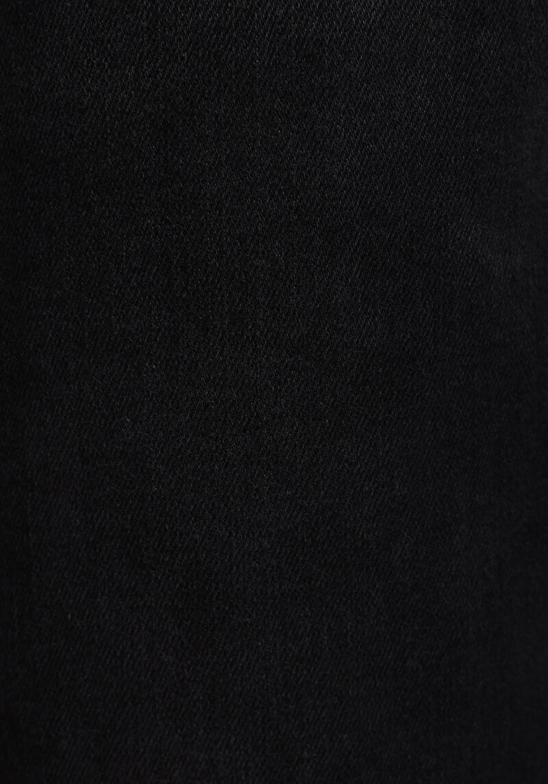 Regular Fit   Erkek Black Black Denim Jean Pantolon