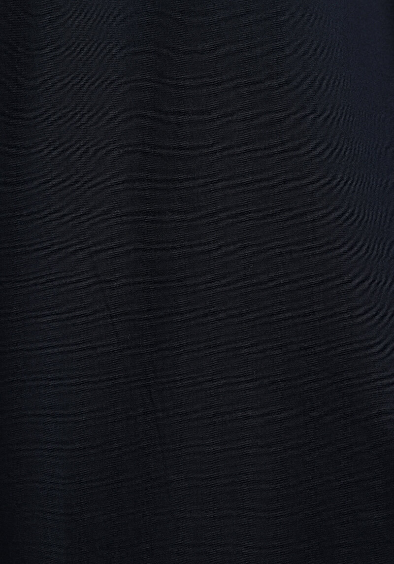 Regular Fit Shirt Neck Düz Erkek Lacivert Uzun Kol Gömlek